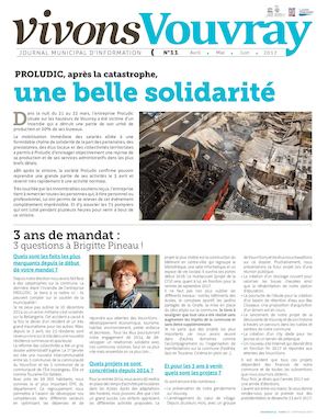 Vivons Vouvray N°11 Avril à Juin 2017