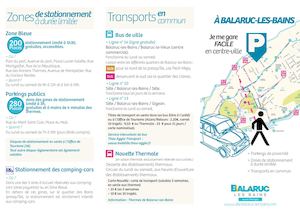 Stationnement à Balaruc Les Bains