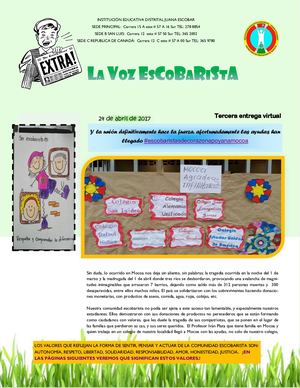 Voz Escobarista Tercera Entrega