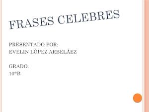 Frases Celebres Evelin López