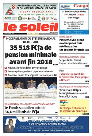 Edition Du 25 Avril 2017