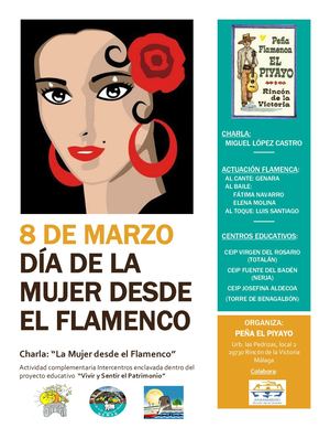 Cartel Día Mujer desde el Flamenco