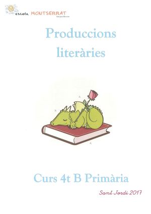 Produccions Literàries 4tB - Sant Jordi 2017