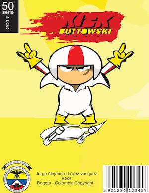 Portada, Personajes, Historieta Kick Buttoski