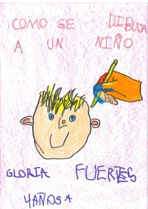Cómo se dibuja a un niño. Gloria Fuertes.4 Años A