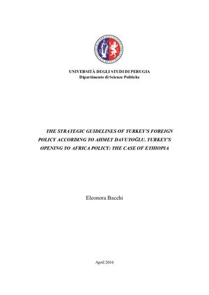 Calameo The Strategic Guidelines Of Turkey S Foreign Policy According To Ahmet Davutoglu Turkey S Opening To Africa Policy The Case Of Ethiopia Calameo The Strategic Guidelines Of Turkey S Foreign Policy According To Ahmet Davutoglu Turkey S Opening To Africa Policy The Case Of Ethiopia