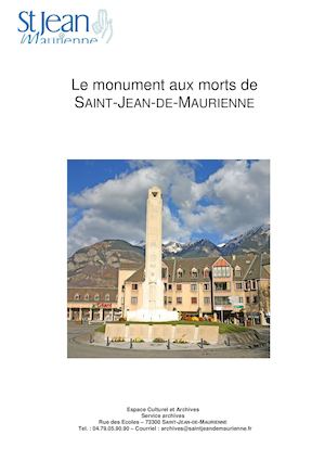 Monument aux morts de Saint-Jean-de-Maurienne