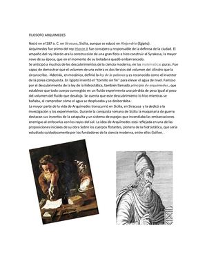 Filosofo Arquimedes