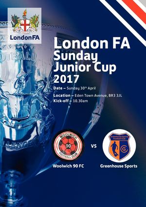 London FA Programme 2017 Junior Cup