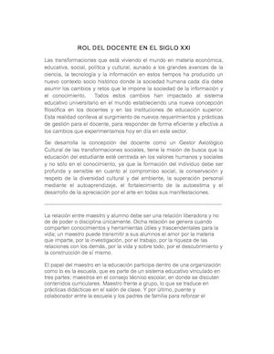 Calaméo - Rol Del Docente Y Estudiante En El Siglo Xxi