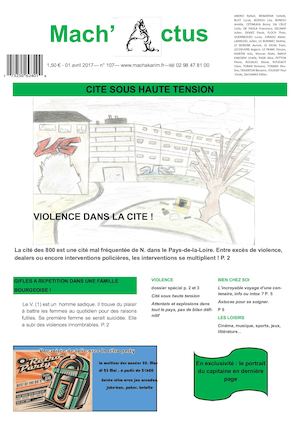 Journal du livre "Macha ou l'évasion", de Jérôme Leroy