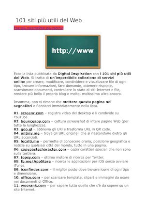 101 Siti Più Utili Del Web