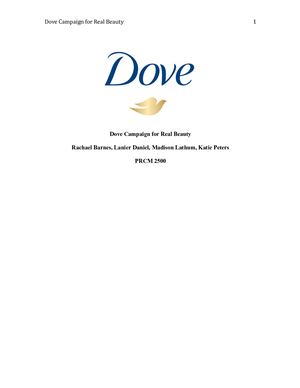 Final Copy, Dove Campaign For Real Beauty