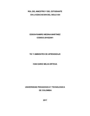 Rol Del Maestro Y Del Estudiante
