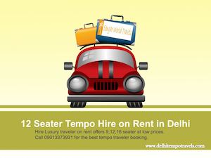 12 Seater Tempo Traveller Hire
