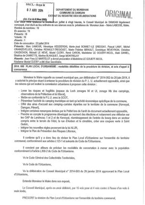 6 - Pièces Administratives - Délibération Prescription Révision Plu