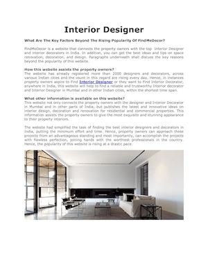 Calaméo - Interior Designer