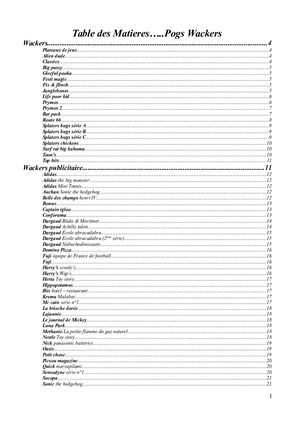 Bouquin Pogs Wackers