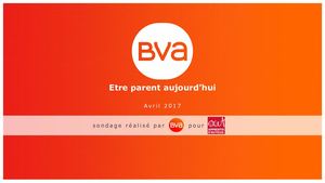 Etude Sur La Parentalité Rapport BVA