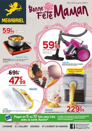 Catalogue Megabriel Fete des Mères 2017