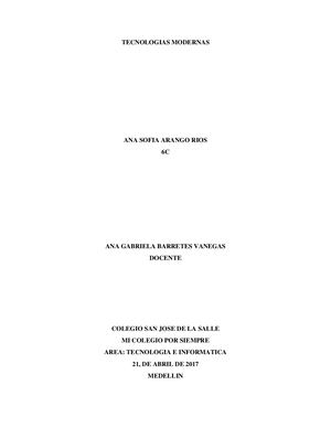 Tecnologias Modernas