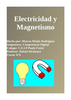 Electricidad Y Magnetismo