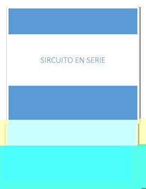 Circuito En Serie