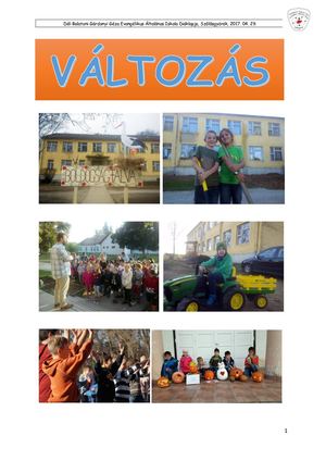 Dél-Balatoni Gárdonyi Géza Evangélikus Általános Iskola diáklapja