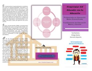 Triptico Compromiso Docente