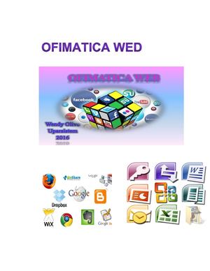 Ofimática Es Un Acrónimo Compuesto Por Los Términos Oficina E Informática