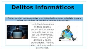 Delitos Informáticos.