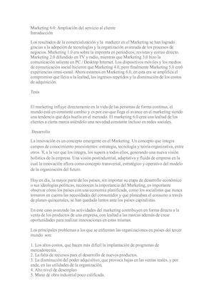 Marketing 6 0