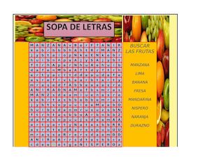 Sopa De Letras En Excel