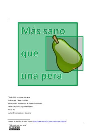 Sano Como Una Pera - AICLE