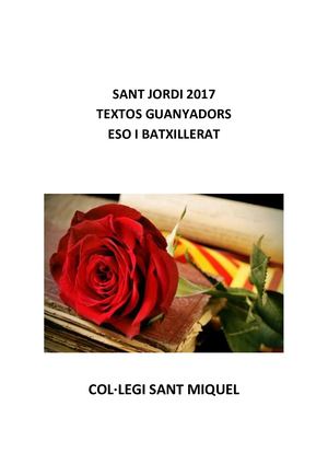 Textos Guanyadors Jocs Florals Eso I Batxillerat 2016 2017