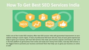 How To Get Best Seo Services India