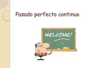 Pasado Perfecto Continuo