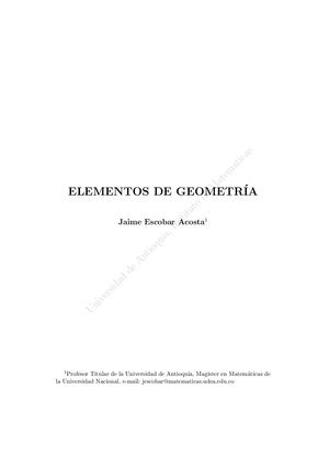 Elementos De Geometria