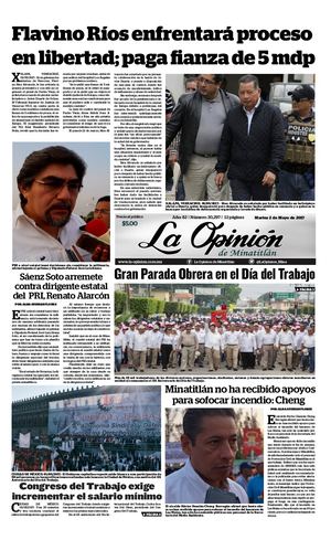 Martes 2 De Mayo De 2017| La Opinión de Minatitlán
