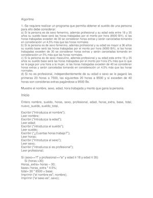 Informatica Algoritmo