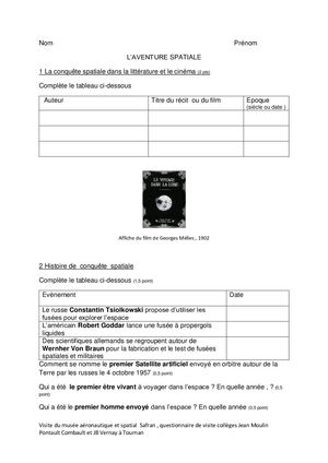 Questionnaire Musée Safran