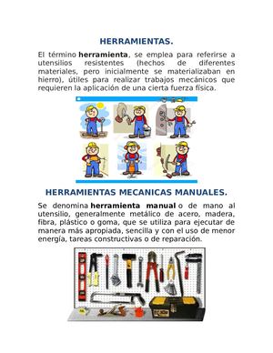 Herramientas