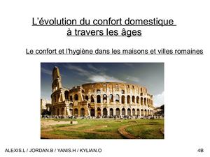Le confort et l'hygiène dans les maisons et villes romaines
