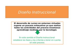 Diseño Instruccional