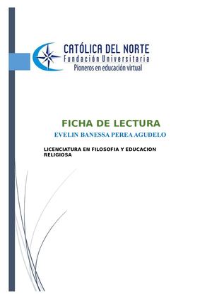 Modelo Ficha Lectura Investigación