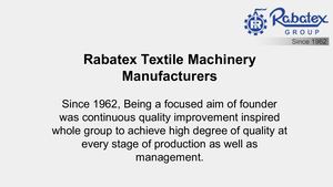 High Speed Automatic Sample Warper Ri 6001 By Rabatex Industries