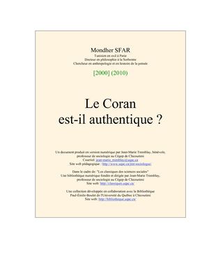 Le Coran est-il authentique?