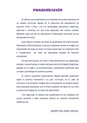 Módulo 5 Años 2017