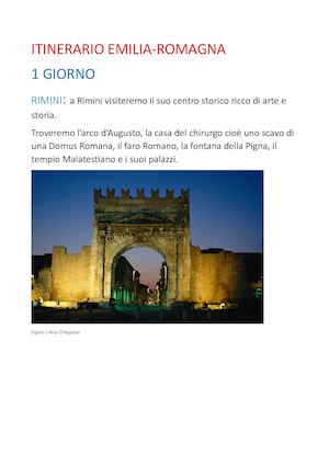 Itinerario Emilia