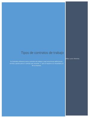 Tipos De Contratos